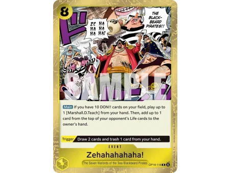 Zehahahahaha! OP16-116 | OP16 | ProCards México