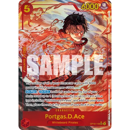 Portgas.D.Ace OP16-118_p1 | OP16 | ProCards México