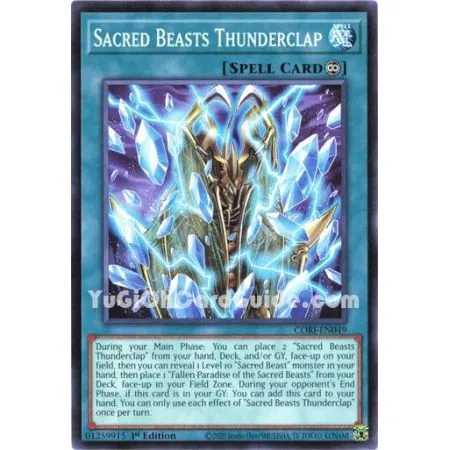 Sacred Beasts Thunderclap (Common)