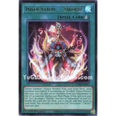 Invocation - "Sword" (Starlight Rare)