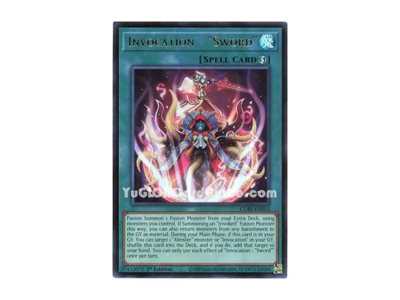 Invocation - "Sword" (Starlight Rare)