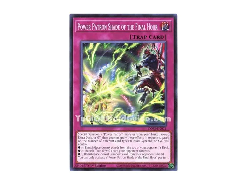 Power Patron Shade of the Final Hour (Common)