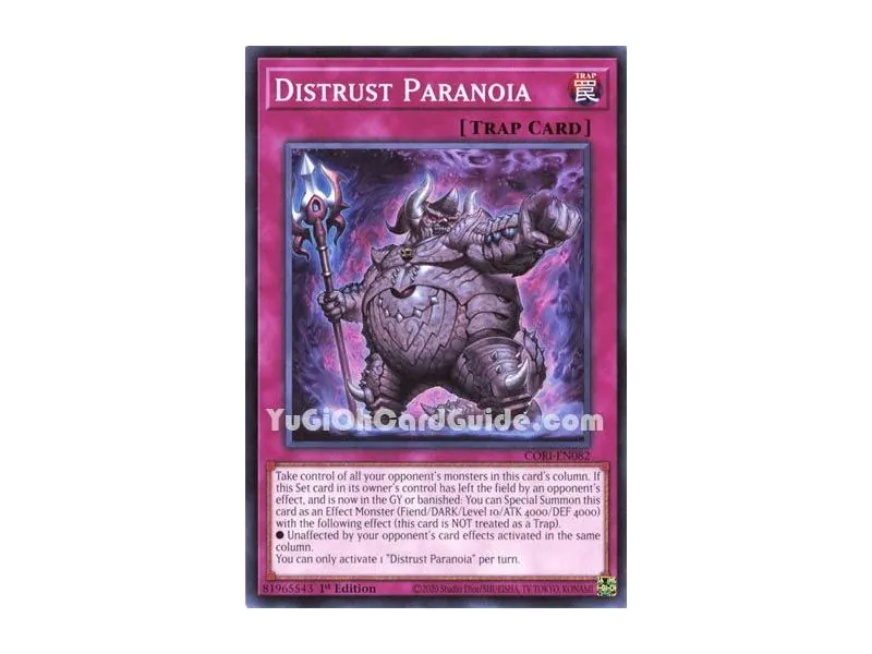 Distrust Paranoia (Common)