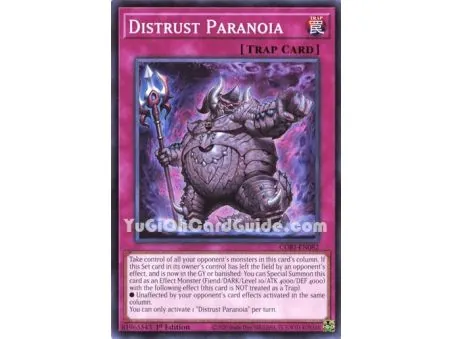 Distrust Paranoia (Common)