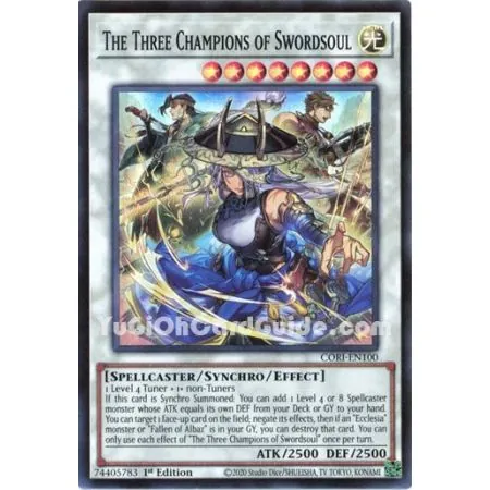 The Three Brave Swordsouls (Super Rare)