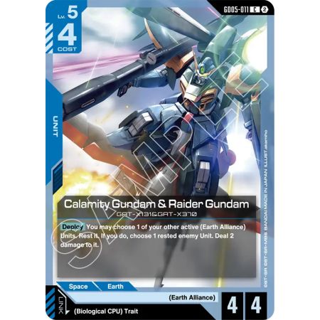 Calamity Gundam & Raider Gundam