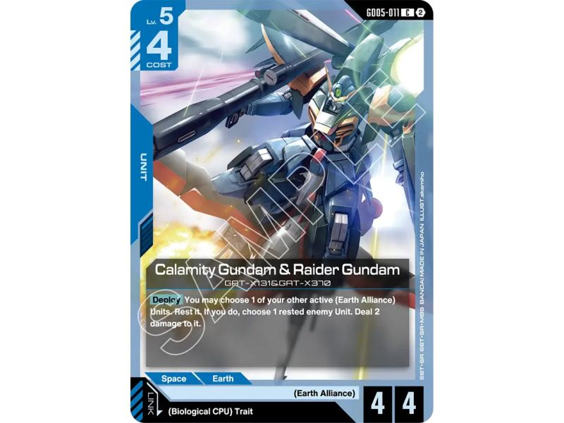 Calamity Gundam & Raider Gundam