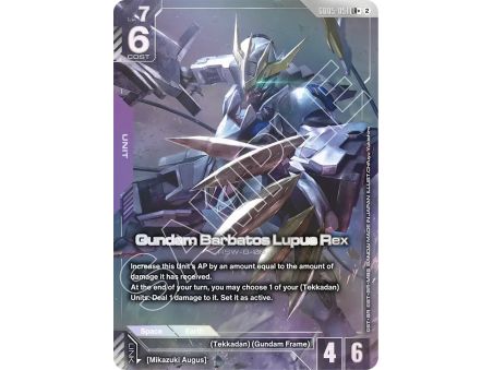 Gundam Barbatos Lupus Rex