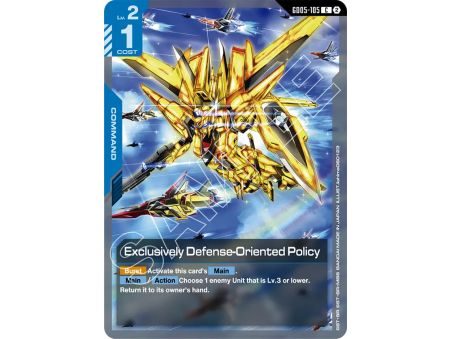 Exclusively Defense-Oriented Policy