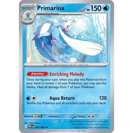 Primarina (Reverse/Holo)