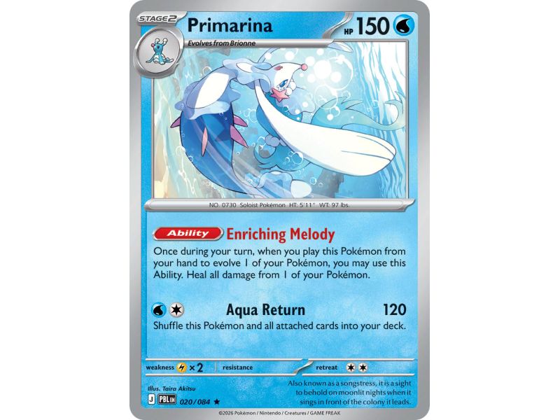 Primarina (Reverse/Holo)