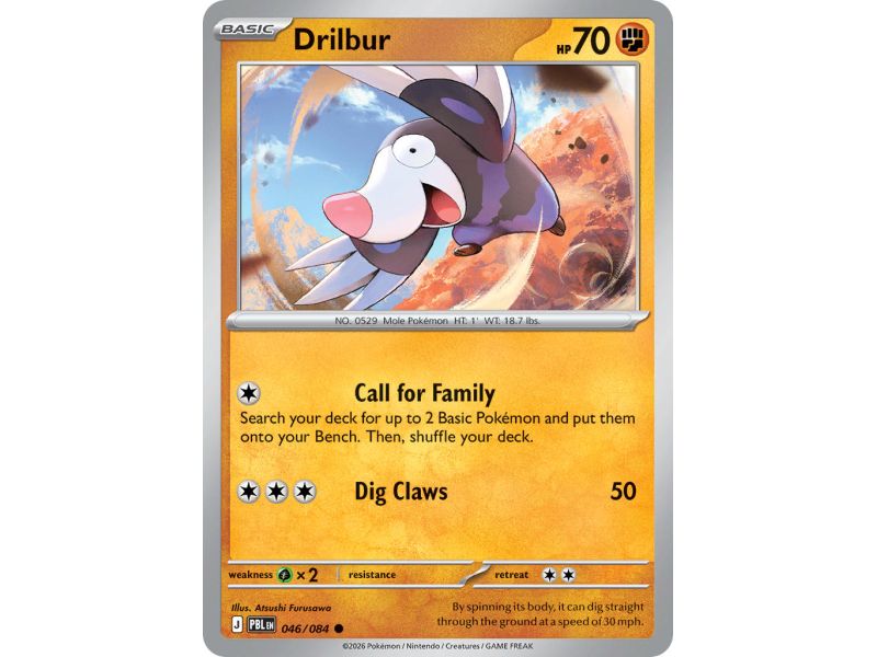 Drilbur (Reverse/Holo)