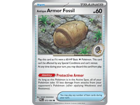 Antique Armor Fossil (Reverse/Holo)