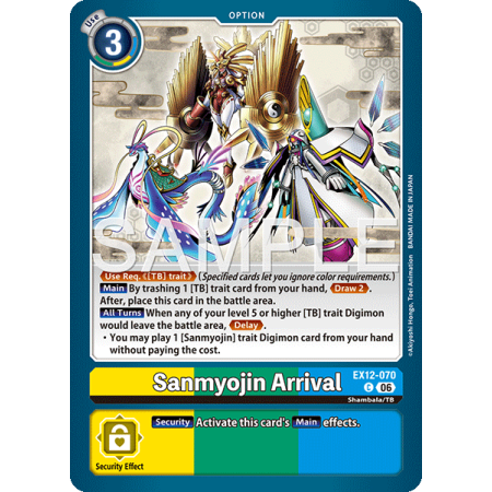 Sanmyojin Arrival