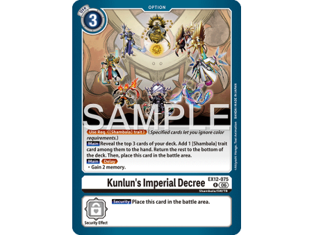 Kunlun's Imperial Decree