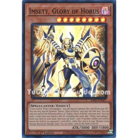 Imsety, Glory of Horus