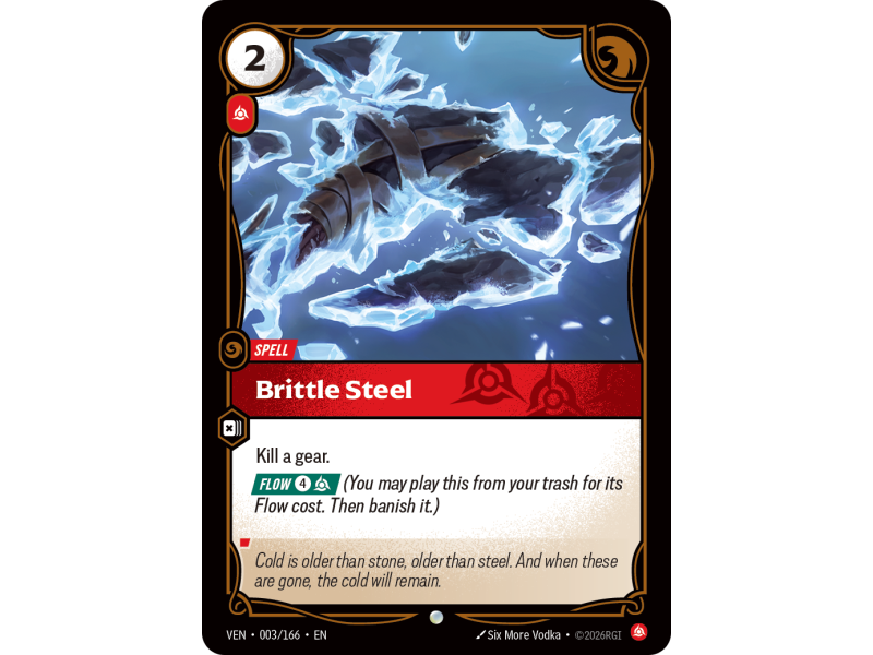 Brittle Steel