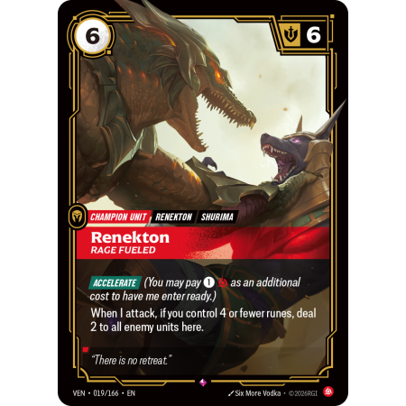 Renekton, Rage Fueled