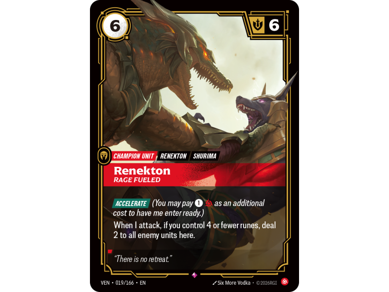 Renekton, Rage Fueled