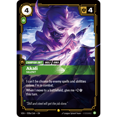 Akali, Silent