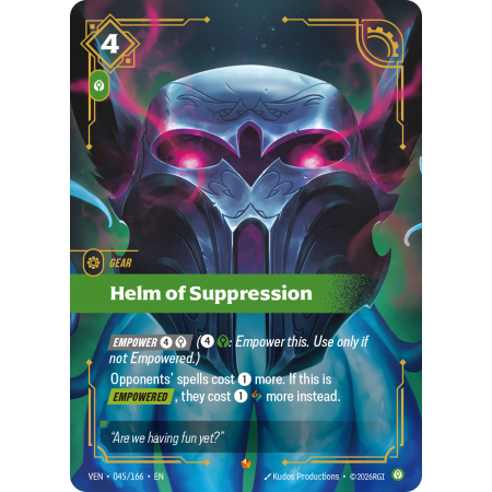 Helm of Suppression