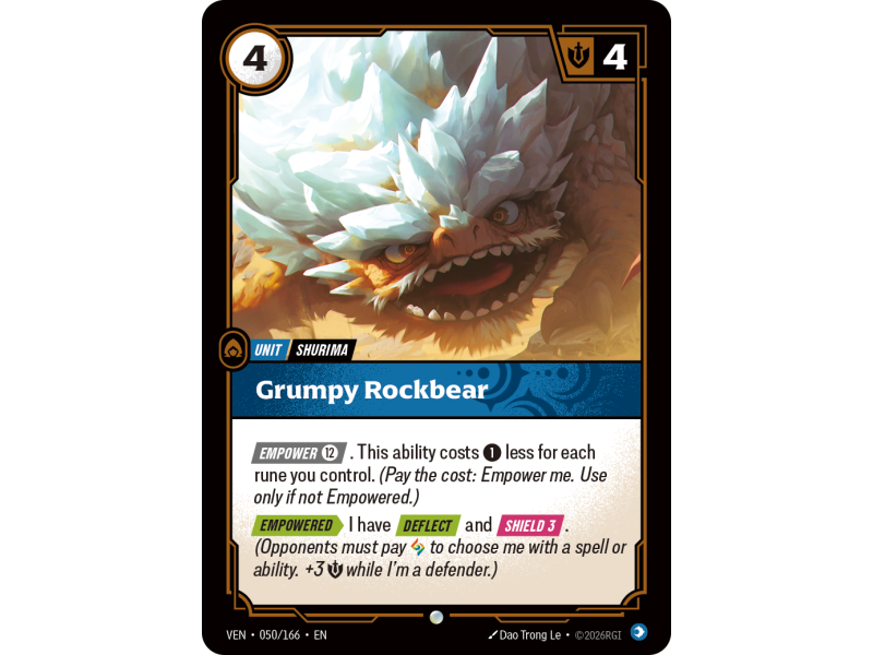 Grumpy Rockbear