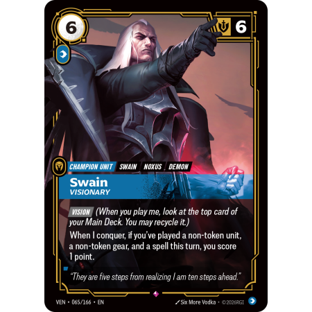 Swain, Visionary