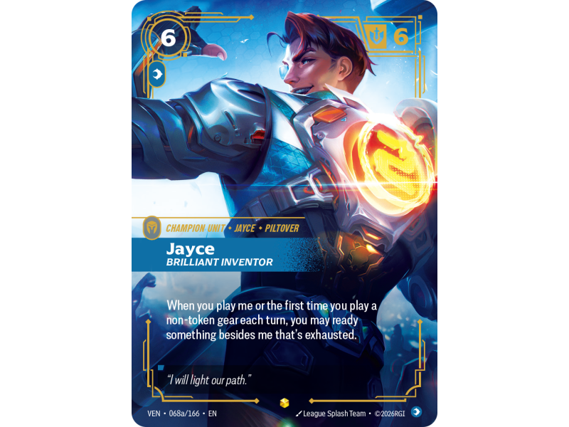 Jayce, Brilliant Inventor