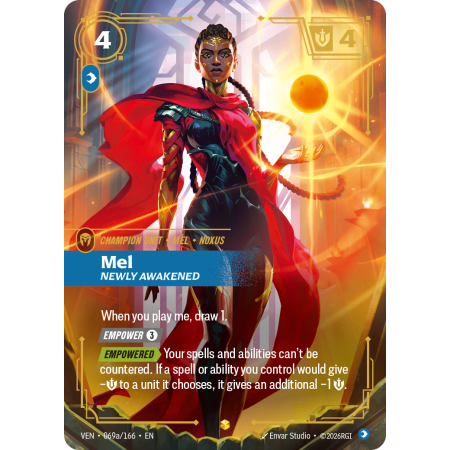 Mel, Newly Awakened