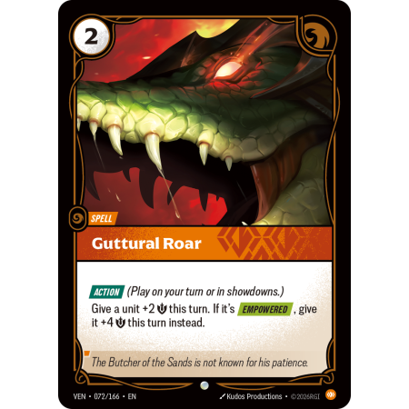 Guttural Roar