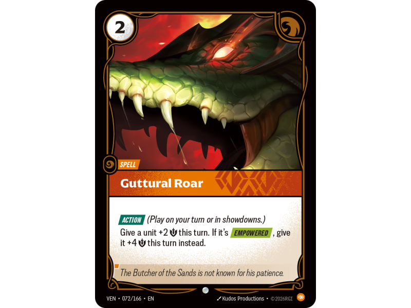 Guttural Roar