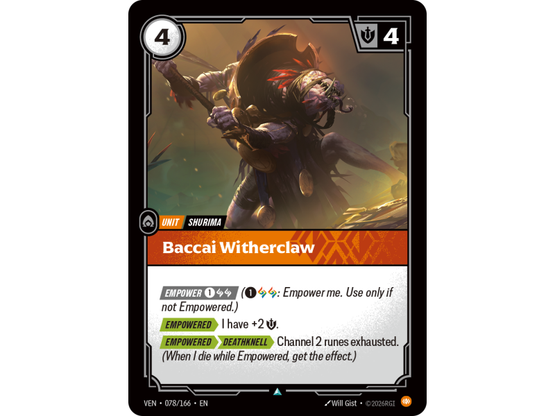 Baccai Witherclaw