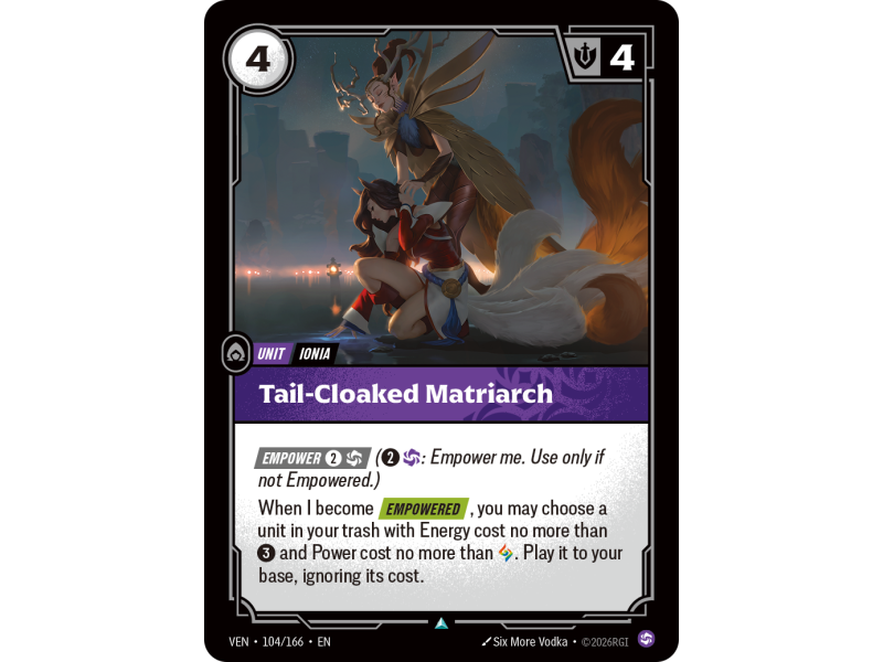 Tail-Cloaked Matriarch