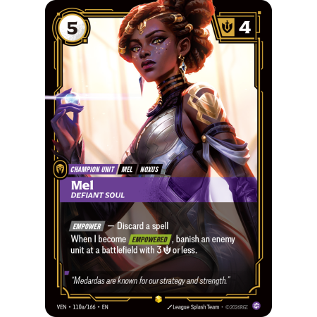 Mel, Defiant Soul