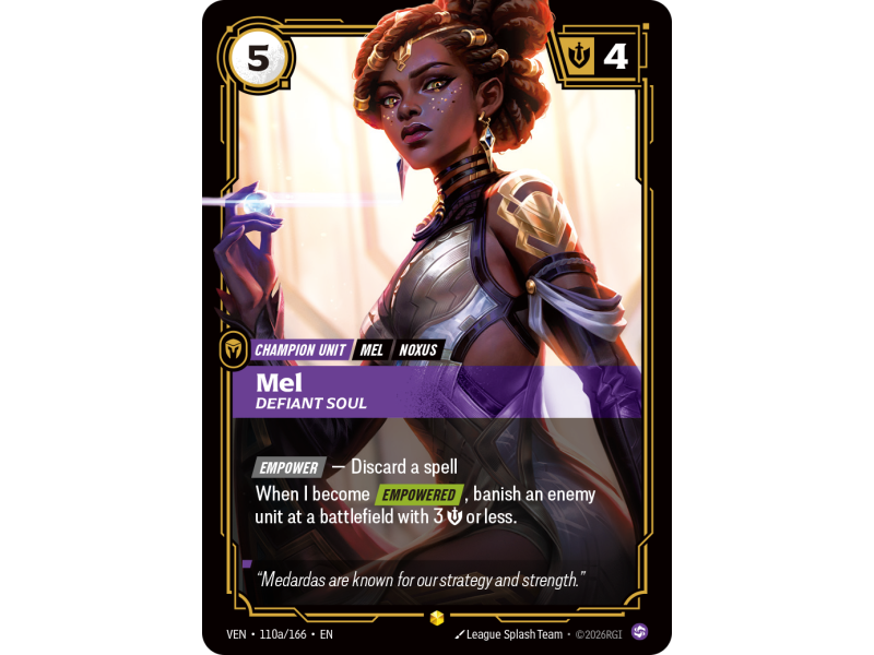 Mel, Defiant Soul