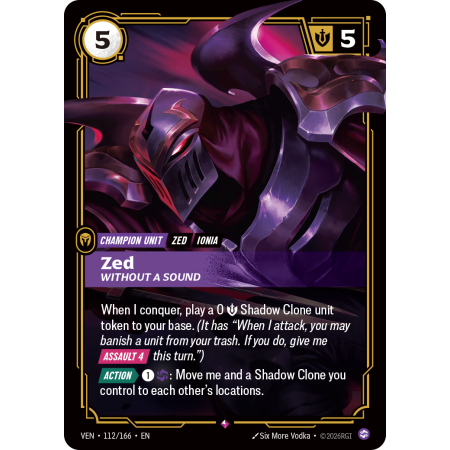 Zed, Without a Sound