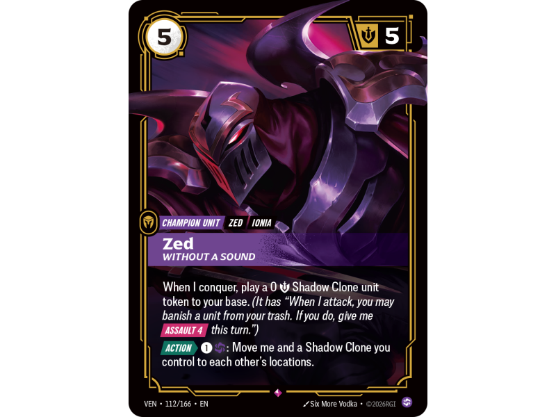 Zed, Without a Sound