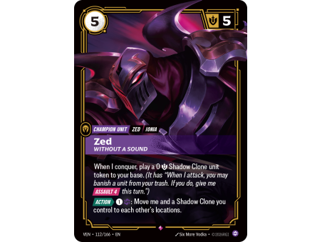 Zed, Without a Sound