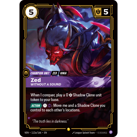 Zed, Without a Sound