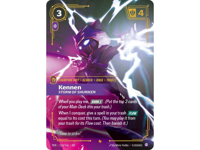 Kennen, Storm of Shuriken