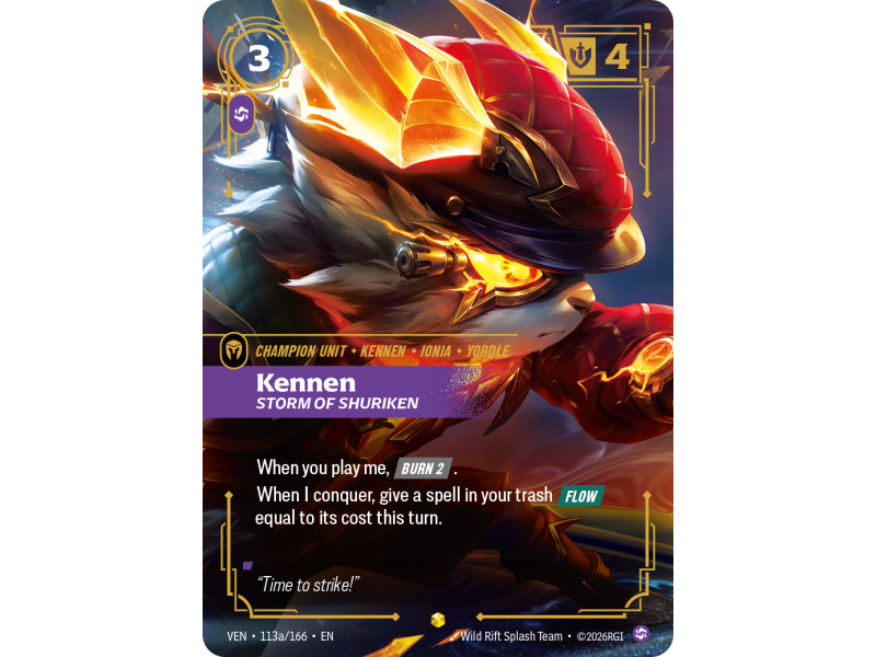 Kennen, Storm of Shuriken