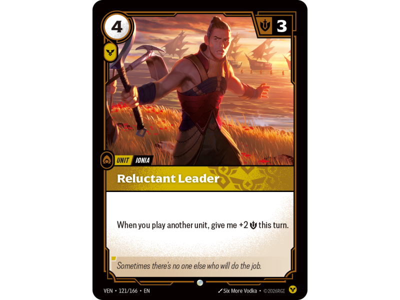 Reluctant Leader