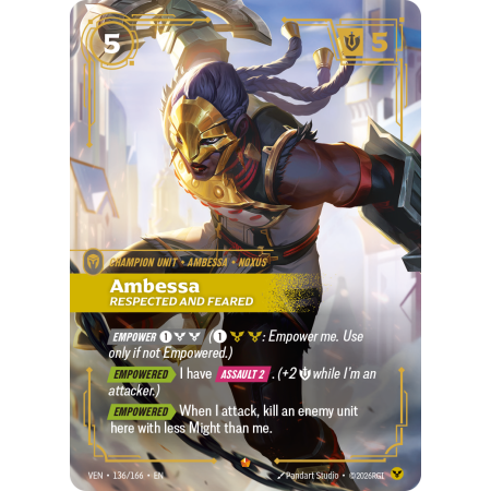 Ambessa, Respected and Feared