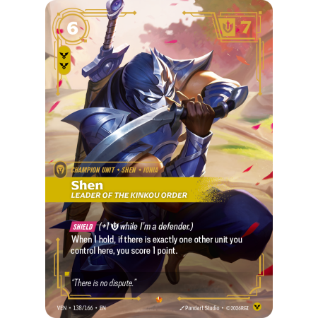 Shen, Leader of the Kinkou Order