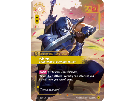 Shen, Leader of the Kinkou Order