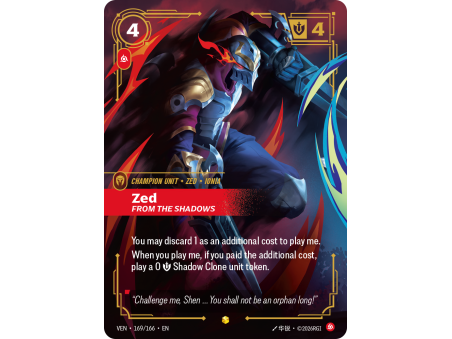 Zed, From the Shadows