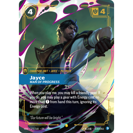 Jayce, Man of Progress