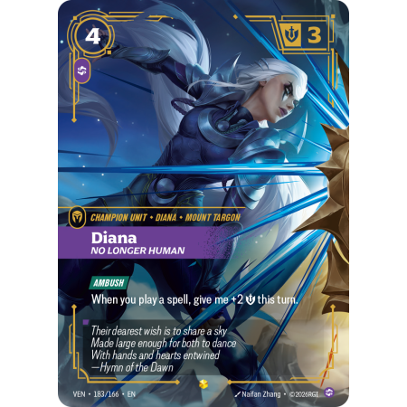 Diana, No Longer Human