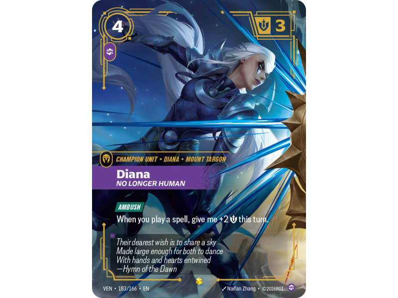 Diana, No Longer Human