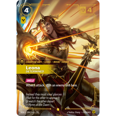 Leona, Determined
